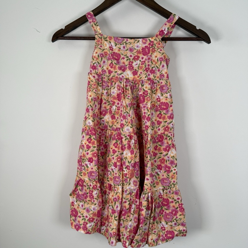 Toddler Dress Bundle Of 2 Between Dresses Tank Garden Floral Pink 3T - Picture 5 of 7